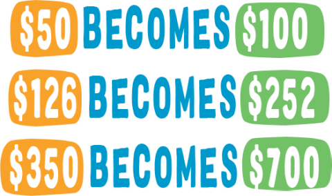 double your impact